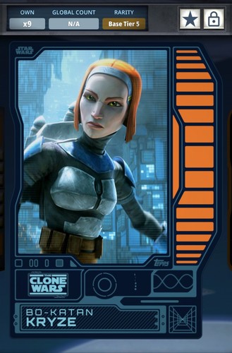 9 Digital Topps Cards, Star Wars Bo-Katan Digital Cards READ DESCRIPTION! - Picture 4 of 9
