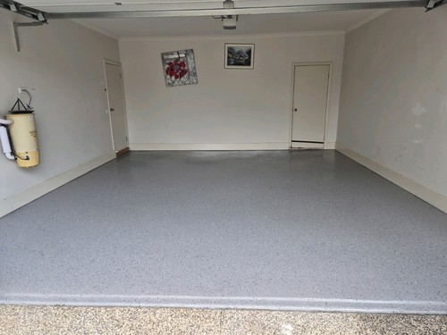 Garage Epoxy Flake System , Partial to Full flake coating 6m x 6m Garage 36m2 - Picture 18 of 22