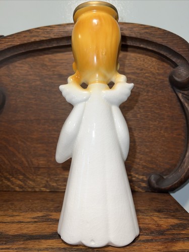 Commodore Heavenly Angel With Harp 9 Inch Porcelain Japan 1950's RARE! - Picture 4 of 6