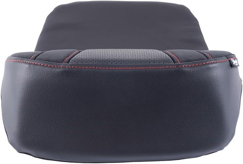 Red Stitching SIK Baggers Small Backrest Pad Fits 2014+ Harley Street Road - Picture 6 of 8