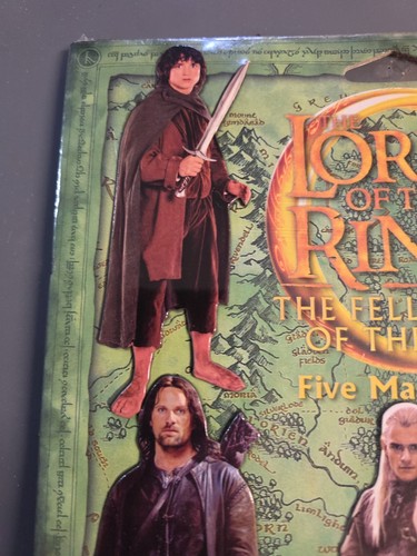 LOTR Lord of the Rings Fellowship of the Ring Set of 5 Magnets New Mega Mags - Picture 3 of 8