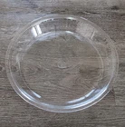 Vintage Pyrex 210 Pie Plate 10” Clear Glass Flat Rim Pie Dish USA