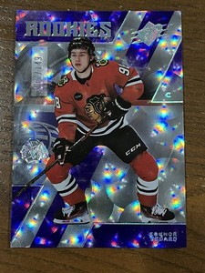 2023-24 SPx - Rookies Connor Bedard #101 Purple Parallax /149 (RC)
