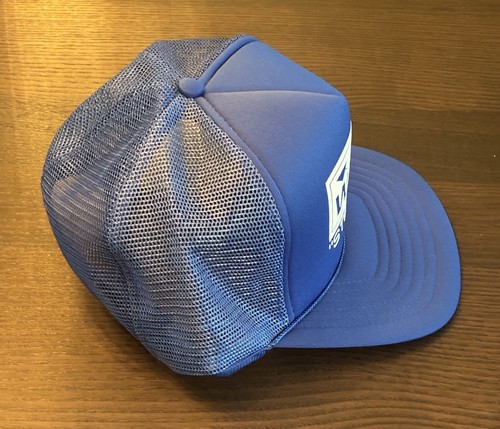 Cappello camionista vintage WIRT Stonemix / Stonedock blu reale Saginaw Bay City - Foto 7 di 7