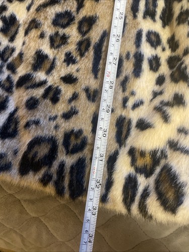 T Tahari Jenna Kunstfellmantel Leopardenmuster Größe XS Neu ohne Etikett - Bild 10 von 12