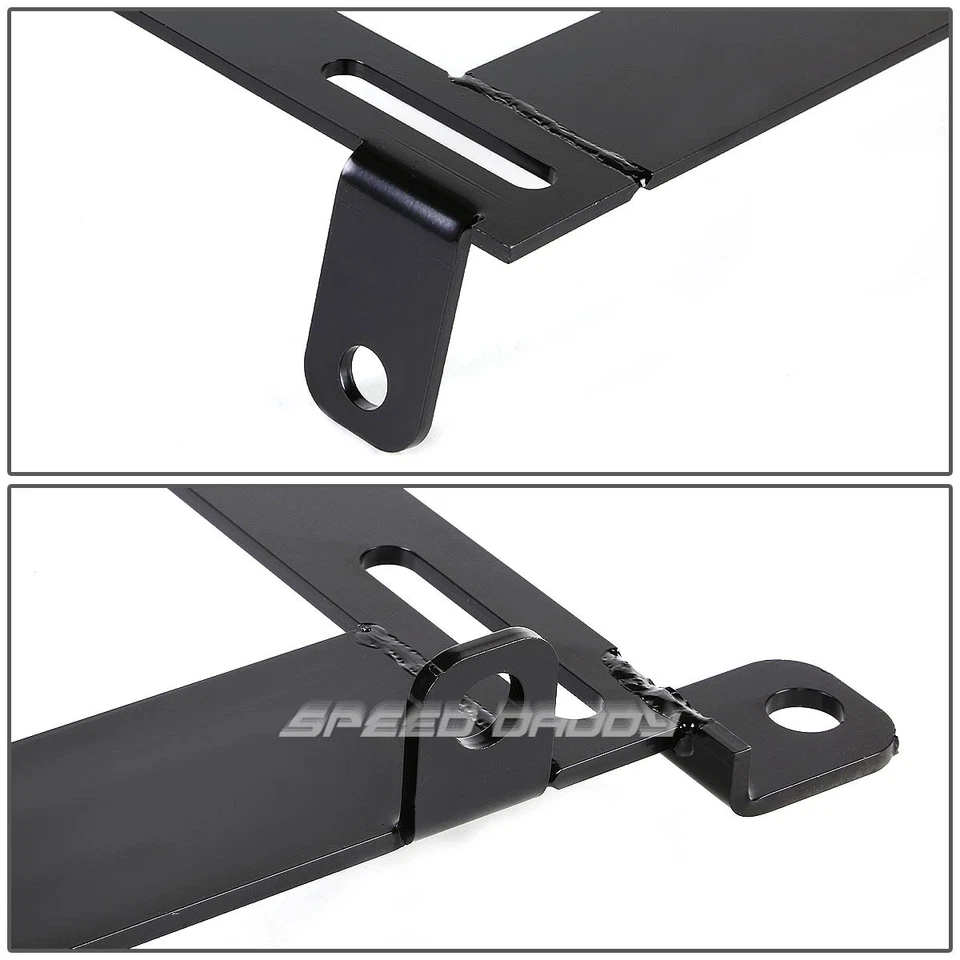 PARA 02-06 ACURA RSX DC5 PAR MONTAJE BAJO CARRERAS/ASIENTO CUBO SOPORTE ACERO EXTENSIBLE Foto 3 de 4