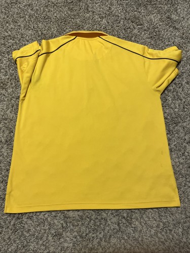 WVU Mountaineers Polo Shirt Men’s XL PGA Tour Yellow - Picture 10 of 10