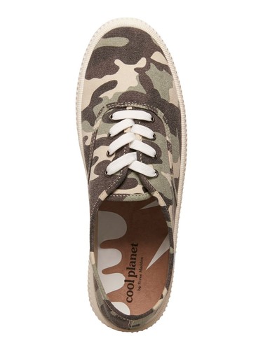 COOL PLANET BY STEVE MADDEN Womens Beige Stream Round Toe Sneakers Shoes 5.5 M - Picture 7 of 11