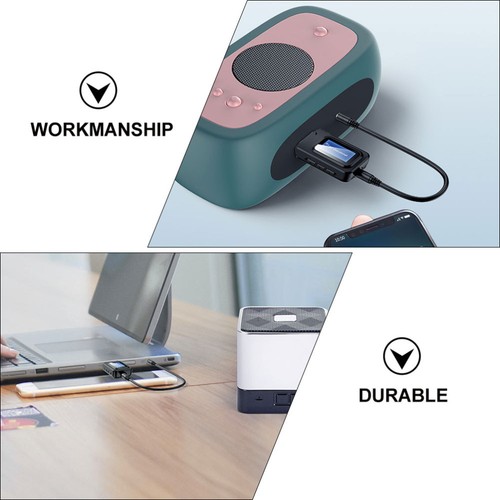 1pc Wireless 5.0 Audio Adapter with Display Two-in-one Receiver Transmitter - 第 2/12 張圖片