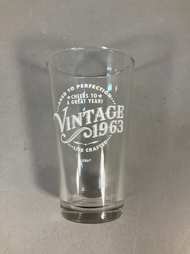 1963 61st Birthday Gifts Beer Glass for Men Women | Birthday Gift Man Woman Turn - Picture 11 of 13