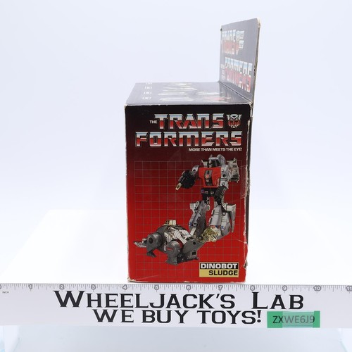 Sludge w/ BOX NR MINT FIGURE Complete 1985 Vintage Hasbro G1 Transformers - Picture 9 of 11