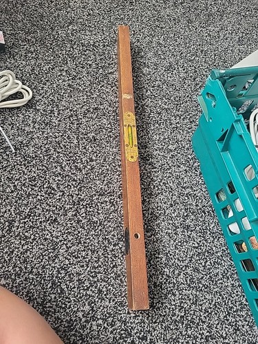 vintage spirit level a renowned English tool and rule maker based in Birmingham