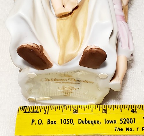 1992 Lenox The Children's Devotion Jesus Christian Fine Porcelain Figurine 3651 - Picture 22 of 23