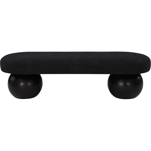 Meridian Furniture Bowies Black Bench - Picture 3 of 8