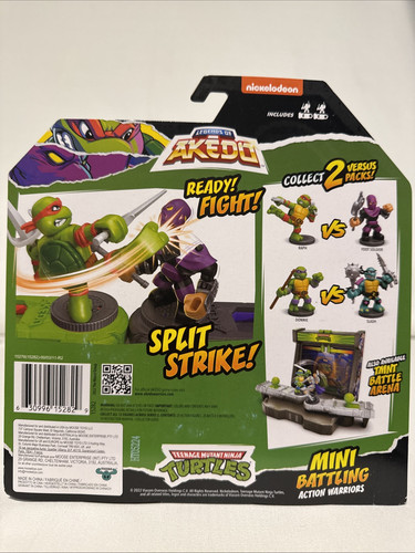 NEUWERTIG: Akedo - Teenage Mutant Ninja Turtles Serie 2 Versus RAPH vs FOOT SOLDAT - Bild 4 von 5