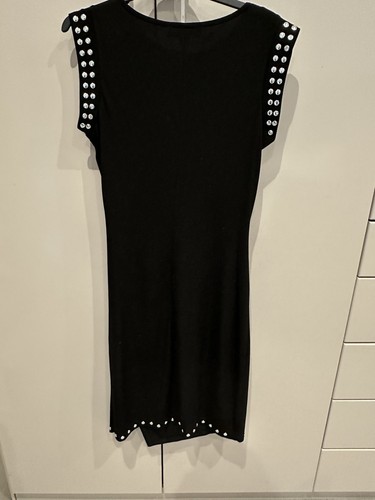 Stunning Michael Kor Black Dress With Silver Studs - Picture 5 of 5