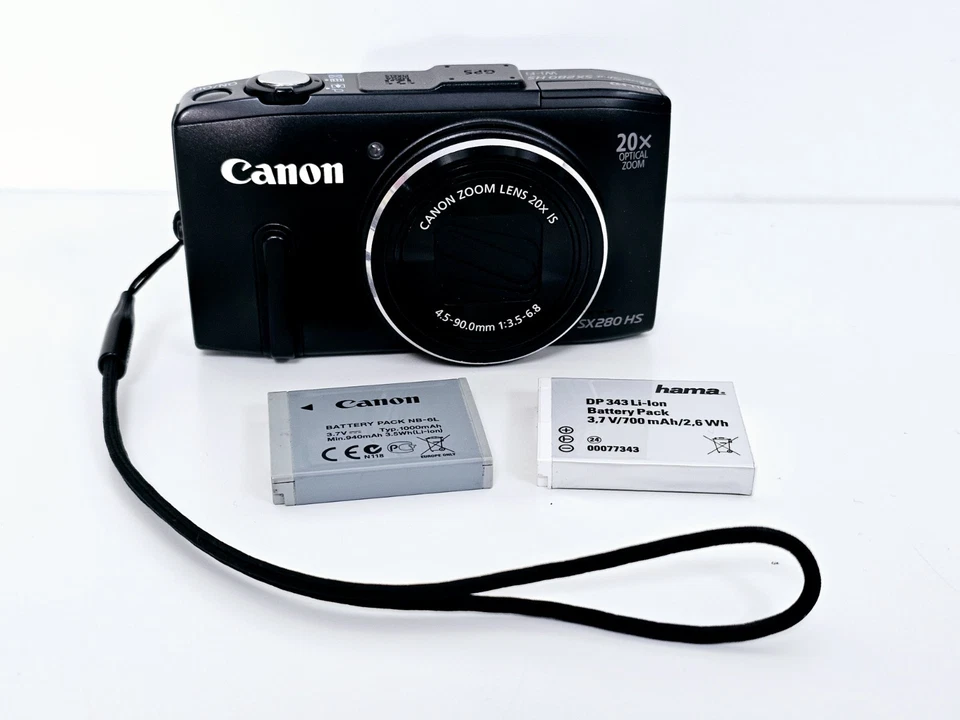 Canon PowerShot SX280 HS Digitalkamera Kamera Schwarz (Bitte Lesen)