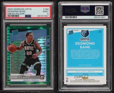 2020-21 Donruss Optic Fanatics Box Set Green Pulsar Prizm Desmond Bane Rookie RC
