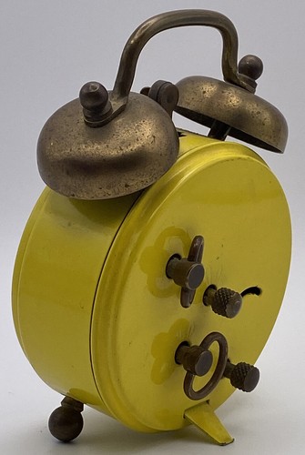 Vg Disney Mickey Mouse Phinney-Walker Manual Wind-Up 4" Alarm Clock /Not Working - Picture 4 of 10