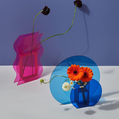 Acrylic Flower Vase Ins Style Floral Arrangement Vases Floral Vases and Containe - Picture 6 of 9