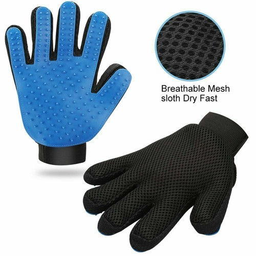 Pet Hair Remover Dog Cat Comb Grooming Massage Deshedding Cleaning Brush /Gloves - Picture 22 of 29
