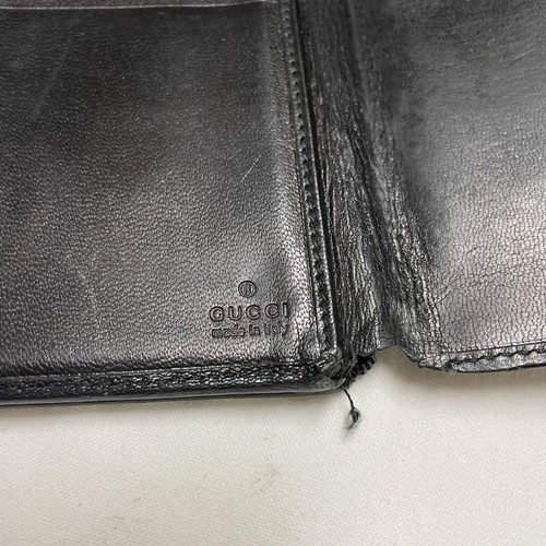 GUCCI Long Wallet Black From Japan t1267 - 第 9/10 張圖片