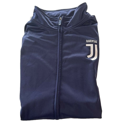 Juventus ジップアップジャケット ネイビー Juventus F.C. Jacket Mens L Blue Navy Zip Lined Mock Neck