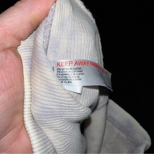 Urban outfitters fuori da sotto leggings svasati vita ultra alta a costine taglia media - Foto 7 di 7
