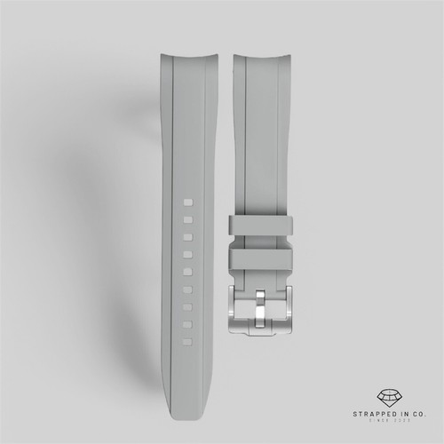 NEW IN 20MM Grey Strap For Omega X Swatch 1965 Moonswatch Speedmaster Edition - Picture 2 of 2