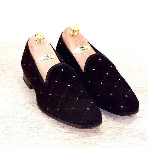 * Neu im Karton * 380 $ Mezlan Talo 7,5 M Smoking schwarz Wildleder * neue Bäume Mezlan Flanell Taschen - Bild 10 von 12