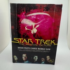 Vintage 1979 Star Trek The Motion Picture Movie Photo Cards 36 Sealed Wax Packs 