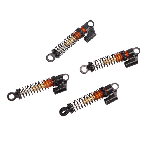 (Negro) Amortiguador RC Aleación de Aluminio Alta Elasticidad CNC RC Roscado Tele ZK - Imagen 18 de 22