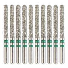 Dental Diamond Burs Zirconia Z882/014C FG Round End Cylinder Coarse Grit