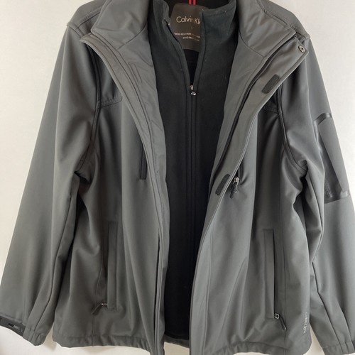 Calvin Klein Jacket L Water Resistant Breathable Lined Heavy Wind Protection - Picture 10 of 16