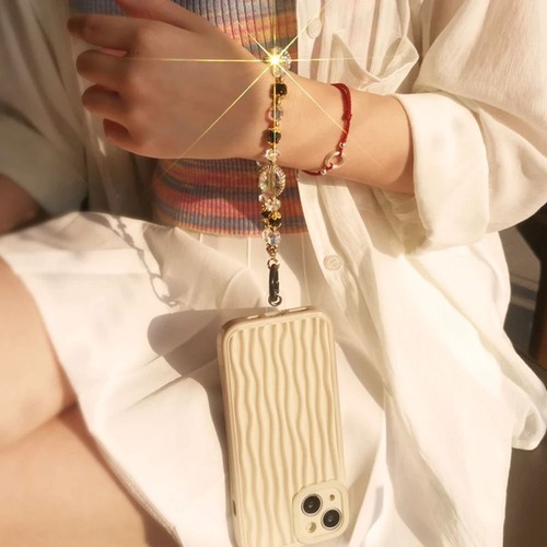 Pearl Phone Charms Bow Knot Phone Pendant Fashion Pearl Phone Chain Phone - Photo 10/11