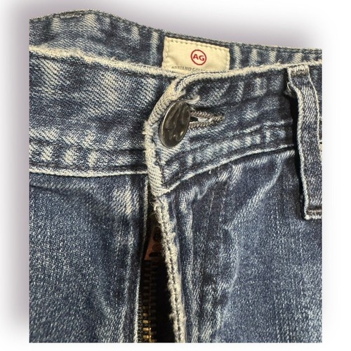 Adriano Goldschmied Jeans Hombre Protege 34 Azul Denim Botón Factory Distress - Imagen 4 de 9