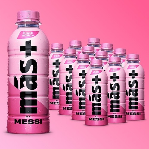 Mas+ By Messi Sensational Flavours Hydration Drink  12 x 500ml Drink Bottles - Picture 3 of 4