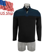 2019 Picard Startfleet Uniform Cosplay Science Blue Top Shirt Costumes