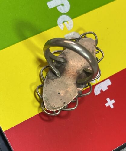 VTG Sterling Silver Ring !! Size 6 !! Mother Of Pearl !! No Scrap !! - Picture 8 of 8