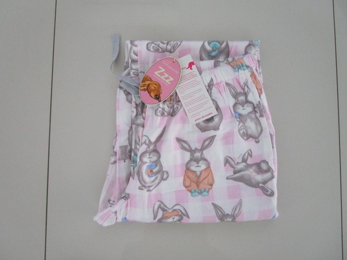 Peter Alexander Bunny Gingham Viscose Bamboo Cotton Classic Pj