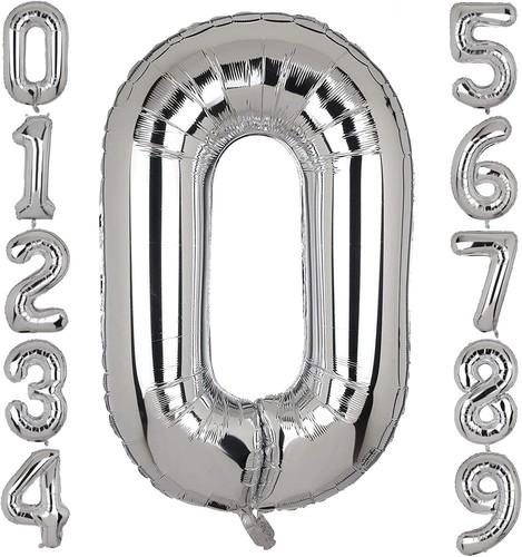 Number Balloons 32" 40" Foil Birthday Party Large Giant Helium Air Decoration - Picture 7 of 18