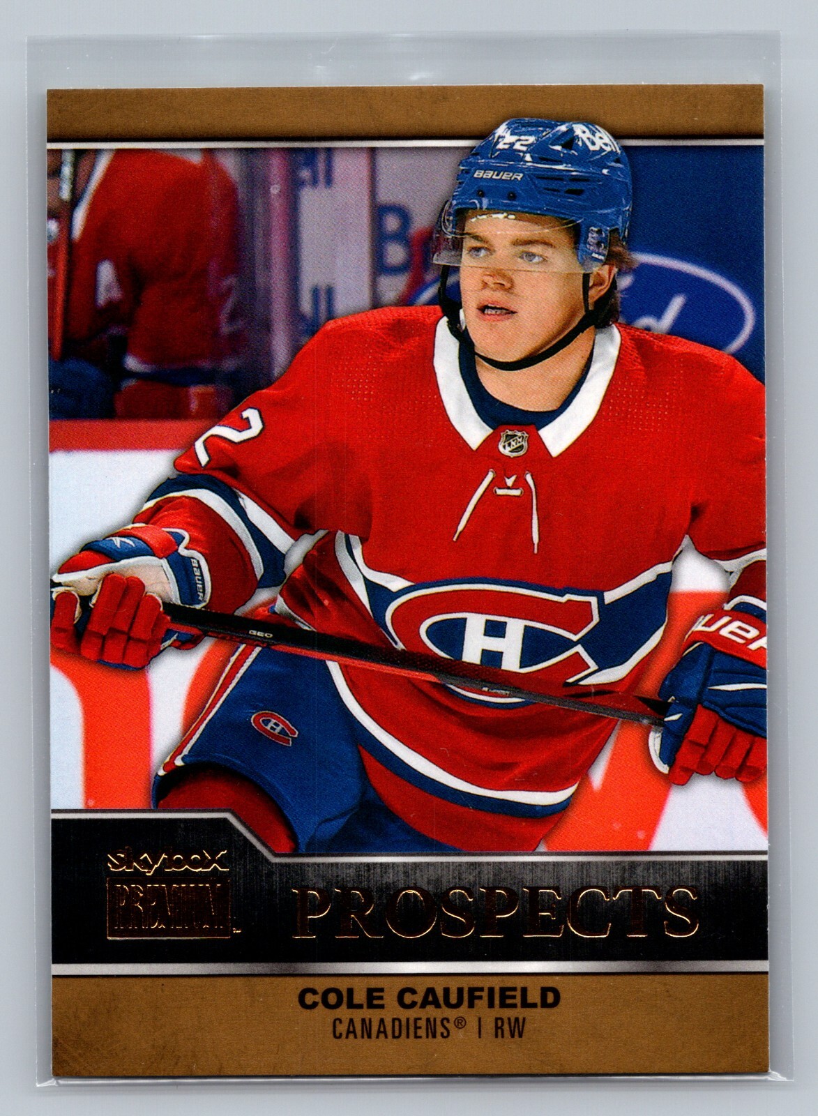Cole Caufield 2021-22 Skybox Metal Universe Skybox Premium Prospects #PP-1