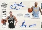 2010-11 Panini Season Update Gary Forbes-Gary Neal Dual Autograph Auto Card /99
