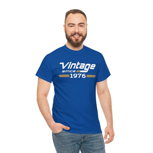 Born in 1976 Birthday Shirt, Birthday Gift For Dad, T-shirt, Tee, 76 birthday - Picture 45 of 57