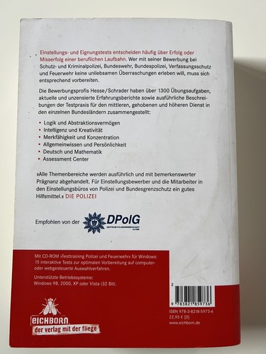 Testtraining Polizei und Feuerwehr (Hesse/Schrader) - Bild 2 von 2