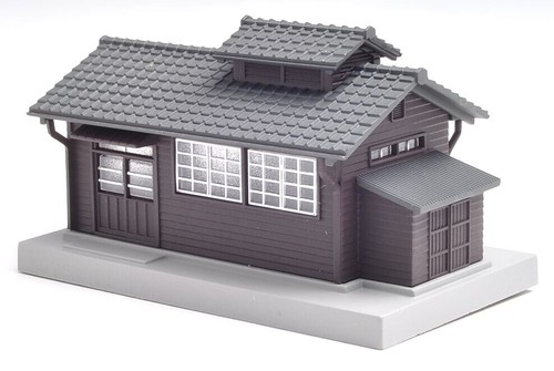 N Scale Kato 23-233 Wood Station Buildings Set Scenery Diorama Miniature New - Picture 4 of 12