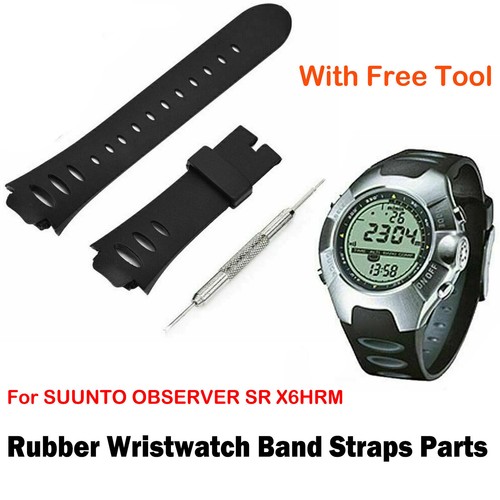 Passend für Suunto Observer SR X6HRM Gummi Ersatz Uhrband Armband SS0S4723000 - Bild 2 von 5