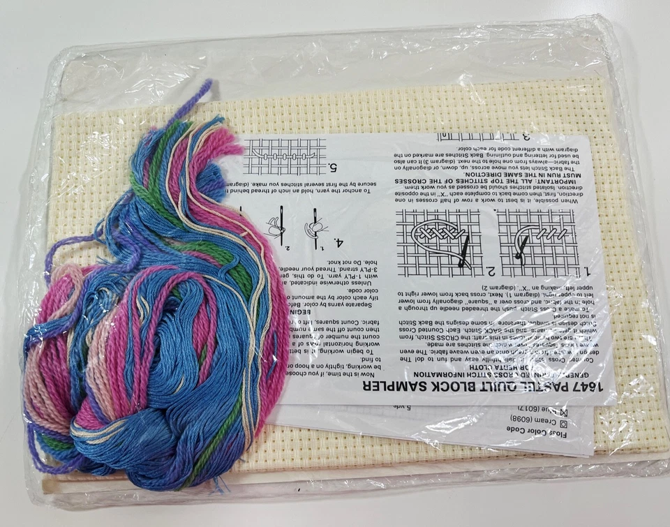 The Creative Circle 1647  Pastel Quilt Block Sampler  1648 Autumn Quilt Vintage - Image 2 of 3