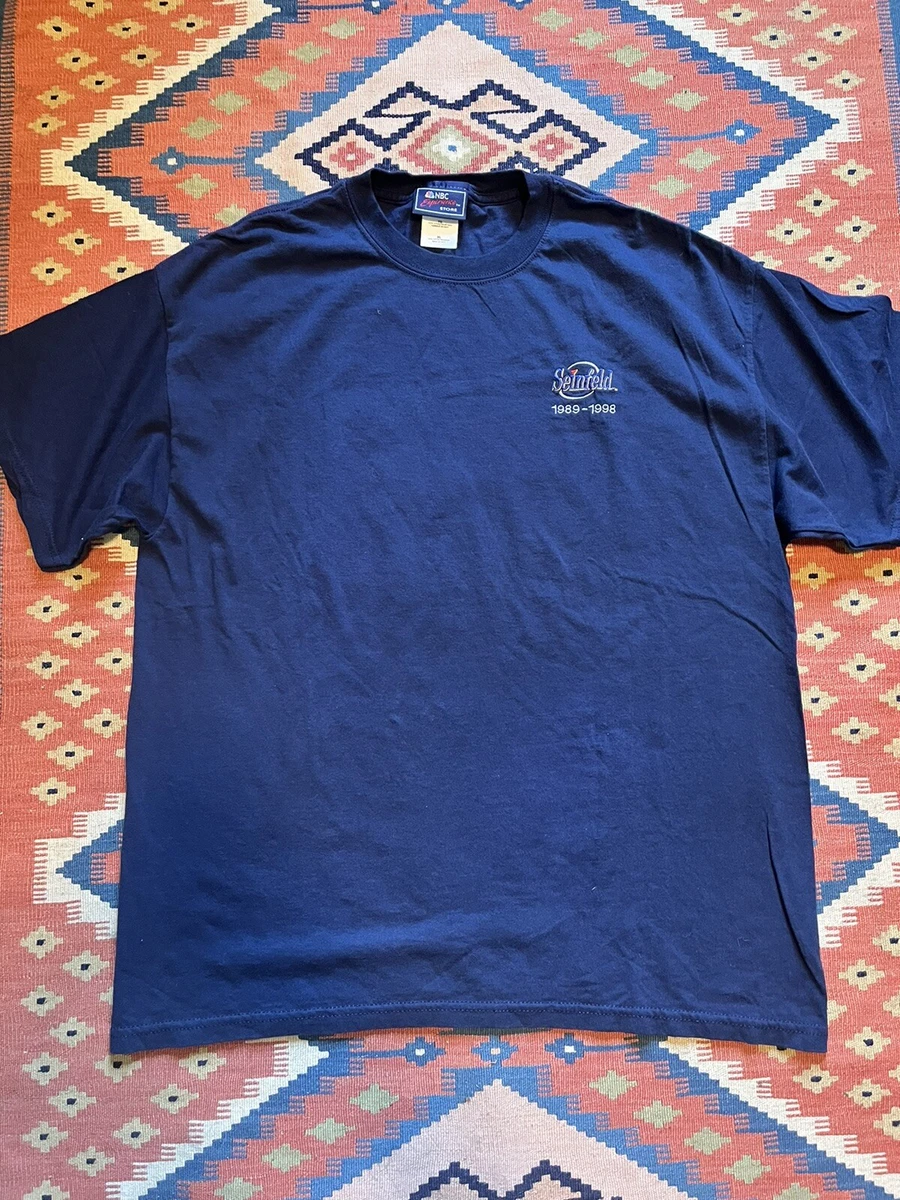 Vintage 90s Seinfeld T Shirt Official TV Show Promo Tee 1989 1998 NBC Series XL