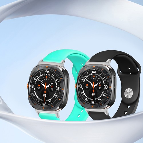 Pour Samsung Galaxy 7Ultra /Ultra 2025 47 mm bracelet de montre bracelet en silicone sport - Photo 9 sur 85